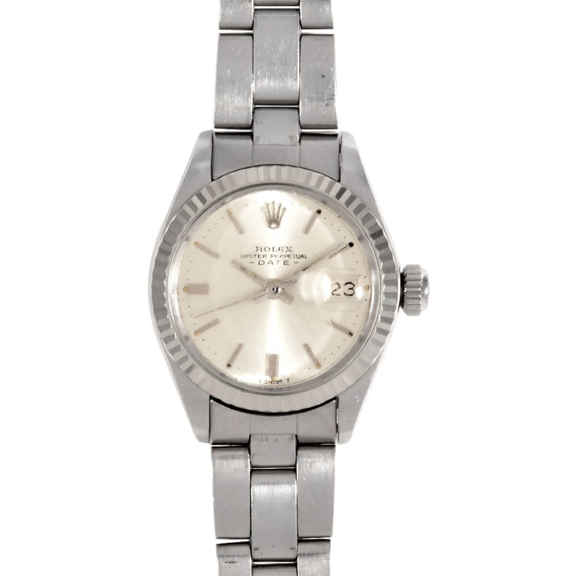 Rolex Rolex 6917 Datejust 7Digit 3 Watch Automatic Winding Silver Dial Ss Wg